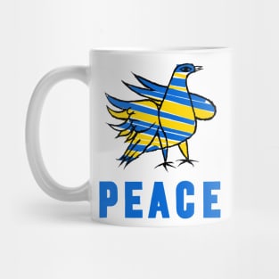 Ukraine Dove of Peace Mug